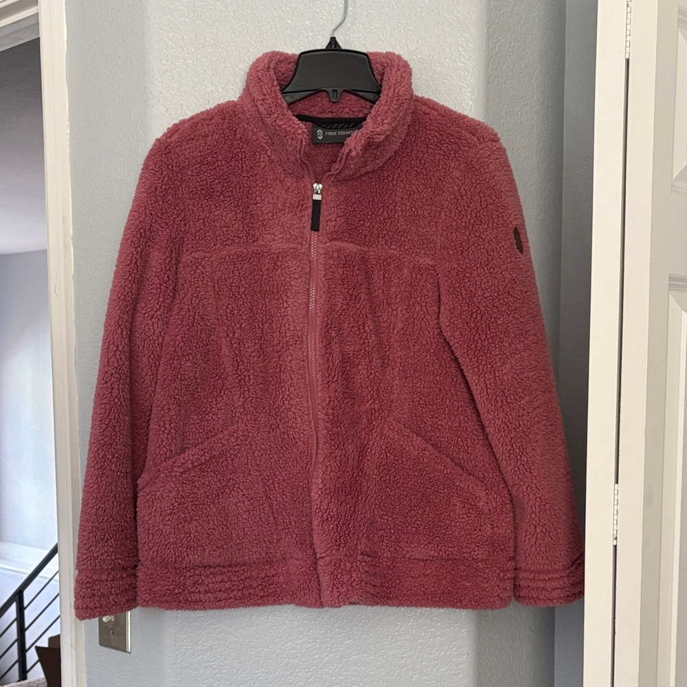 Free Country Women's Pink Fleece Jacket